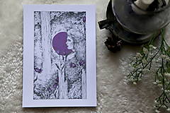 Kresby - Zvončeková víla Art Print - 11944930_