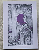Kresby - Zvončeková víla Art Print - 11944932_