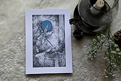 Kresby - Vážková víla Art Print - 11945021_