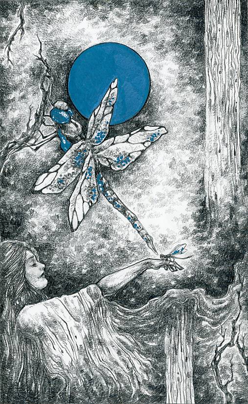Vážková víla Art Print