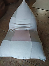 Detský textil - Detský ružový sedací vak - 11942072_