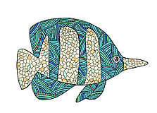 Kresby - Relaxačná ryba ilustrácia - 11944776_