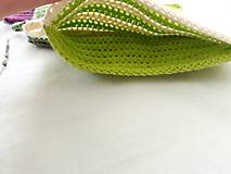 Úžitkový textil - Žinka na umývanie (Zelená) - 11949098_