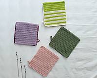 Úžitkový textil - Žinka na umývanie (Zelená) - 11949105_