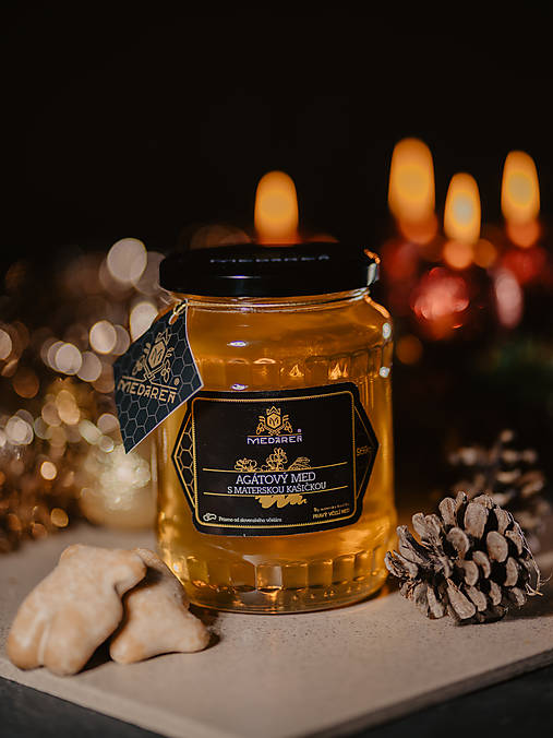 Včelie produkty - Agátový med s materskou kašičkou 958g - 11954065_