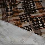 Textil - Teplakovina kocky - 11949645_