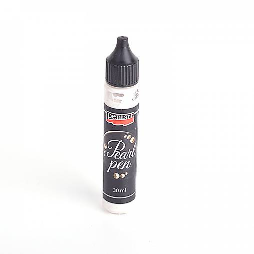 Farby-laky - Perleťové pero, 30 ml- (ľadový kvet) - 11960354_