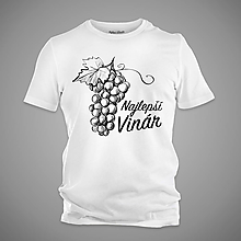 Pánske oblečenie - Pánske tričko pre Vinára - 11960621_