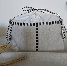 Úžitkový textil - Vrecko 3v1 ručne tkané konope - 11965270_