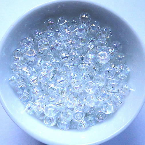 MIYUKI 6/0=4mm-round-5g (transp crystal AB)