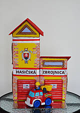Detské doplnky - Plienková torta HASIČSKÁ ZBROJNICA - 11969691_