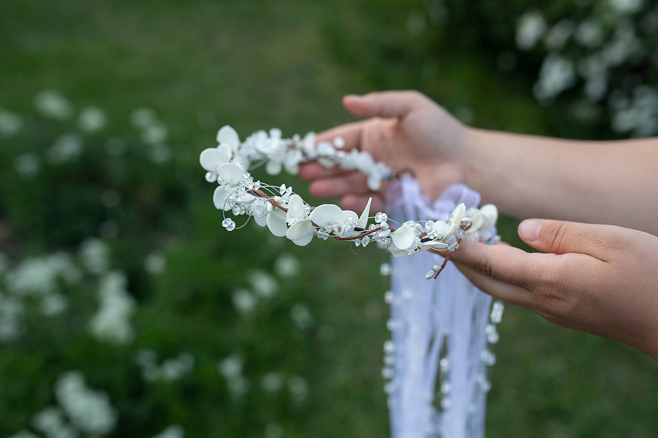 Venček so závojom "čistá láska"