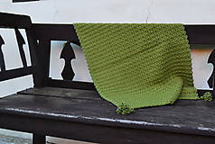 Úžitkový textil - Detská merino deka so strapcami - 11969222_
