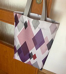 Nákupné tašky - taška geometrická - 11973203_