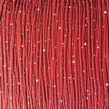 Textil - bodkovaný 100 % bavlnený mušelín hrejivé odtiene, šírka 130 cm (vínovo červená) - 11971728_