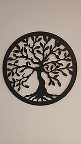 Dekorácie - Drevený strom života , nástenná dekorácia - 11973917_