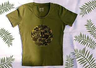 Topy, tričká, tielka - Botanické tričko: k r u h - 11975299_