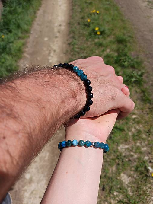 Partnerské náramky Apatit a Ónyx