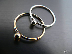 Prstene - strieborný 925 Set prstienkov Minimalist - 11985221_
