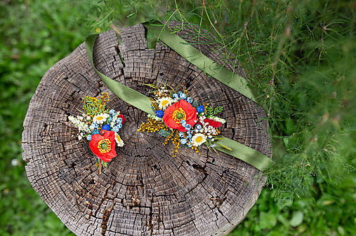 Kvetinový opasok "slovanská svadba"