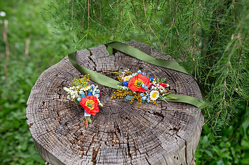 Kvetinový opasok "slovanská svadba"