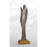 Sochy - Socha anjela - Anjelka - cínová socha, originálna dekorácia, umenie - 11990830_