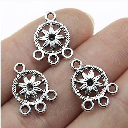 Komponenty - Malé ramienko / medzikus 18 x 13 mm, 1 ks - 11988798_