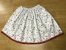 Detské oblečenie - Detská suknička - biela vtáčiky. - 11996172_