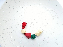 Náhrdelníky - Červeno zelený náhrdelník GEO RED - 11994669_