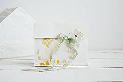 Papiernictvo - Papierová taška - kvety - 11997602_