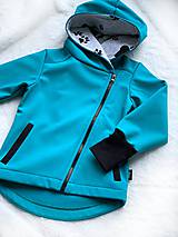 Detské oblečenie - Softshellová bunda so šikmým zipsom - 11999708_