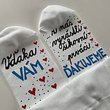Ponožky, pančuchy, obuv - Maľované ponožky pre pani učiteľku ako poďakovanie od predškolákov - 11998879_