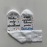 Ponožky, pančuchy, obuv - Maľované ponožky pre pani učiteľku ako poďakovanie od predškolákov - 11998885_