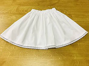 Detské oblečenie - Detská suknička - biela - 12003267_