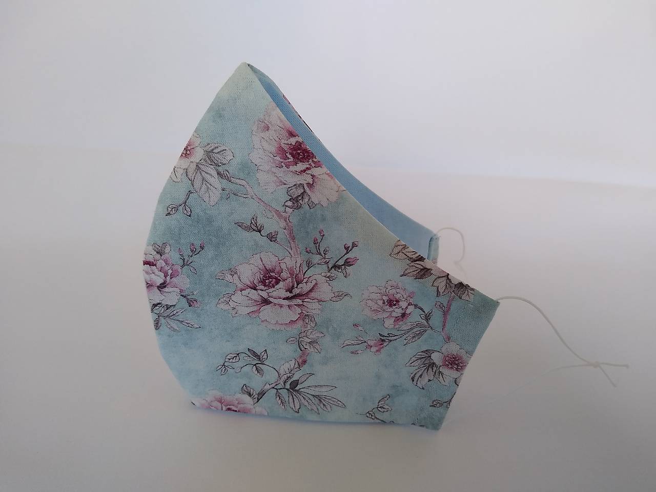 AKCIA dizajnové rúško nebeské ruže tvarované dvojvrstvové