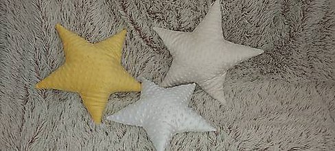 Detský textil - Vankúšiky hviezdy - 12006101_
