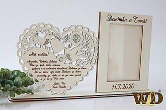 Rámiky - Ľudové poďakovanie rodičom s fotorámikom - 12005875_