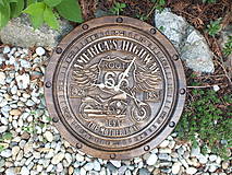 Hodiny - Hodiny ROUTE 66 - okrúhle - 12006909_