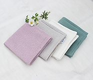 Úžitkový textil - Obliečka WAFFLE cotton pastel (50x50cm) - 12008076_