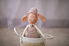 Hračky - Ružovomaslová ovka so smotanovými nožičkami (Ovka nohatá) - 12012433_