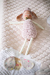 Hračky - Ružovomaslová ovka so smotanovými nožičkami (Ovka nohatá) - 12012437_