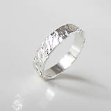 Prstene - Sme párik Odvážnych / strieborné obrúčky Ag925 (Štruktura+patina) - 12013667_