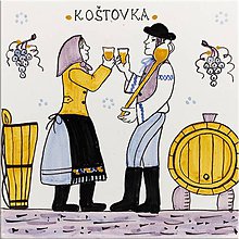 Dekorácie - Obkladačky - Rok vinára (Koštovka) - 12019550_