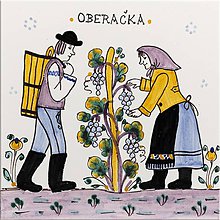 Dekorácie - Obkladačky - Rok vinára (Oberačka) - 12019552_