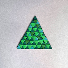 Magnetky - Magic triangle geometry magnetka (trojuholník) - 12022185_