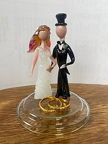 Sochy - svatební dekorace-cena za 2 figurky - 12024593_