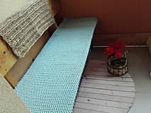 Úžitkový textil - Háčkovaný prehoz na lavičku - 12025797_