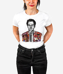 Topy, tričká, tielka - Dámske tričko Pocta Tarantinovi - 12024138_