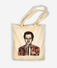Nákupné tašky - Bavlnená taška Pocta Tarantinovi - 12024386_