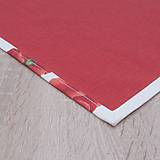 Úžitkový textil - Maky s červenou - stredový obrus  (155 cm x 40 cm) - 12022889_